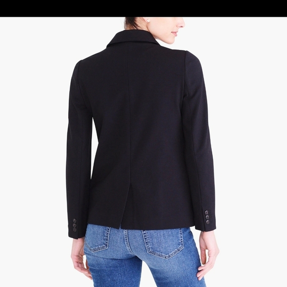 J.crew Classic Black Women's Jacket  Size 12 #63 - Picture 3 of 8
